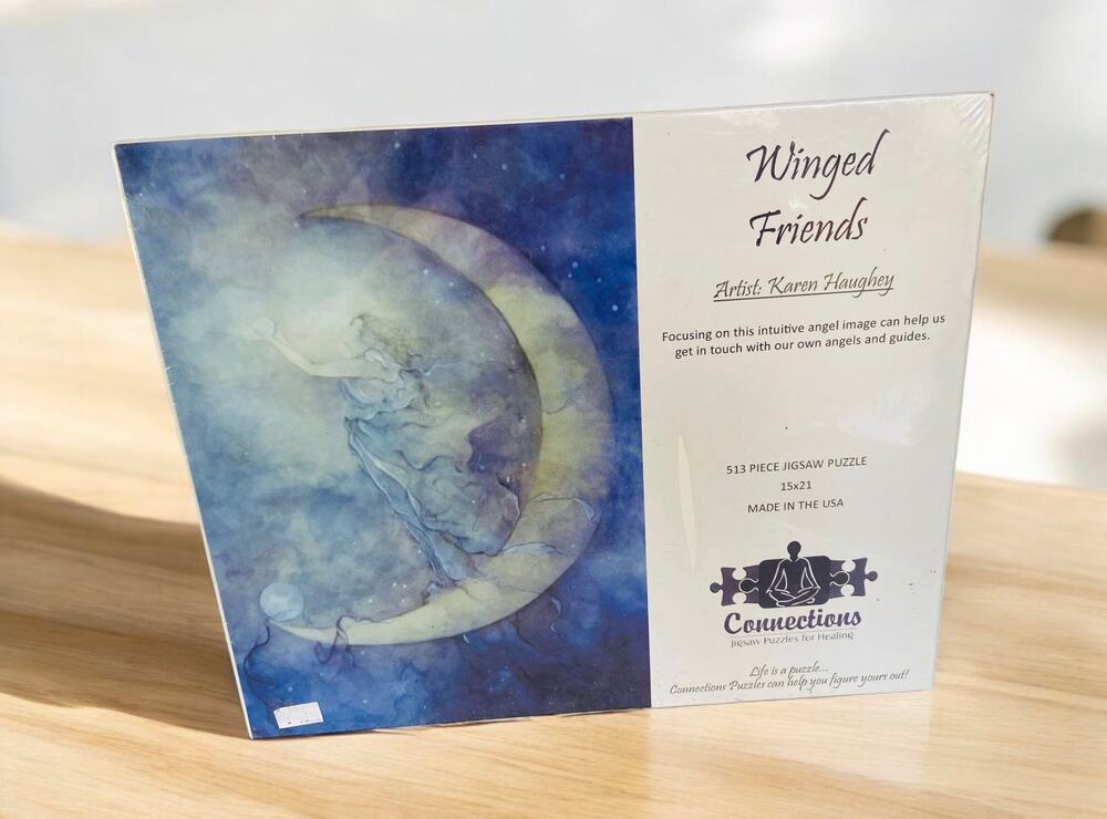 New Sealed Winged Angel Guide Friends 513pc 15" x 21" Jigsaw Hawaii Puzzle